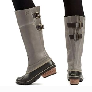 SOREL SLIMPACK RIDING TALL II BOOTS (GRAY)
